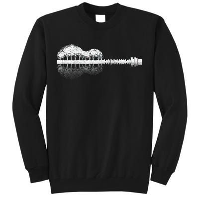 Guitar Landscape Tall Sweatshirt