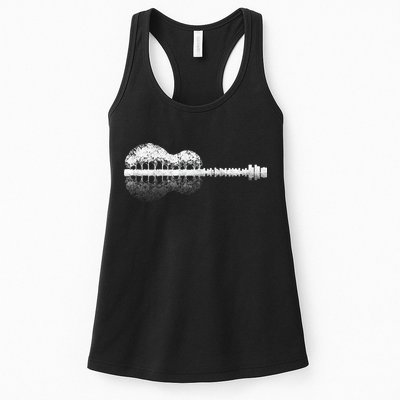 Guitar Landscape Womens Tank Top