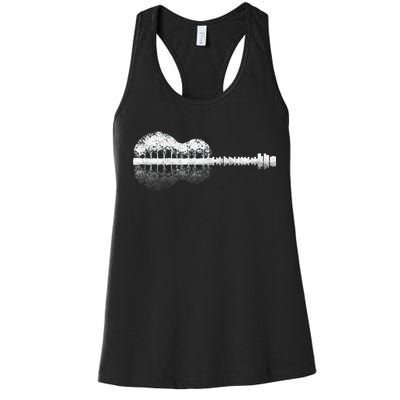 Guitar Landscape Women's Racerback Tank