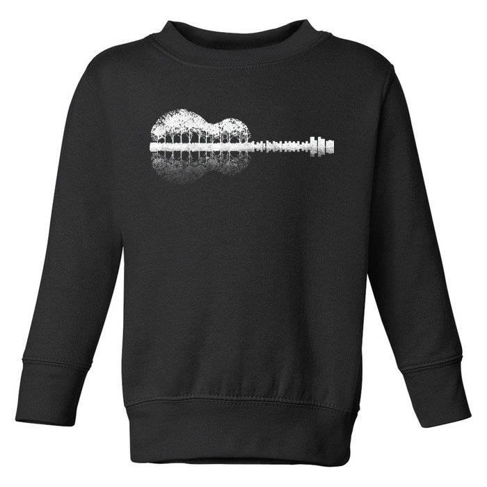 Guitar Landscape Toddler Sweatshirt