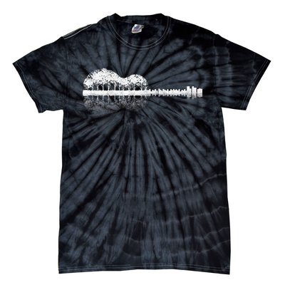 Guitar Landscape Tie-Dye T-Shirt