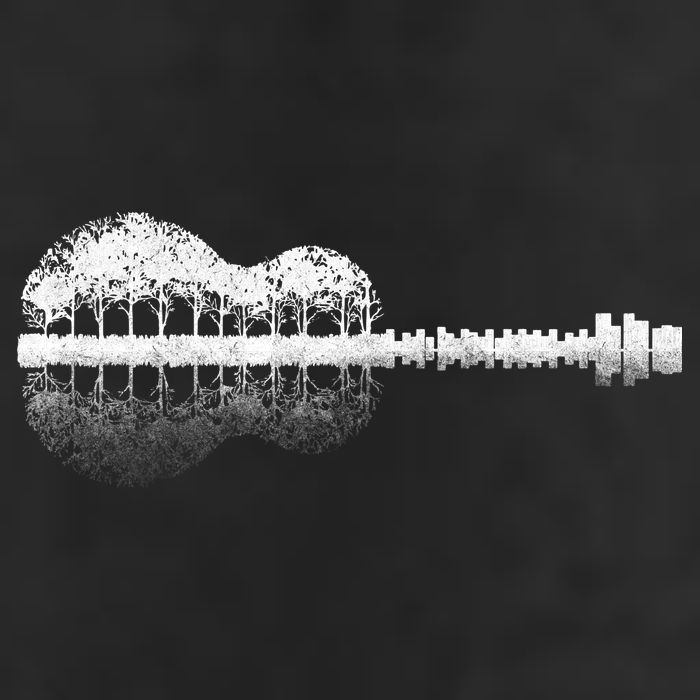 Guitar Landscape Hat