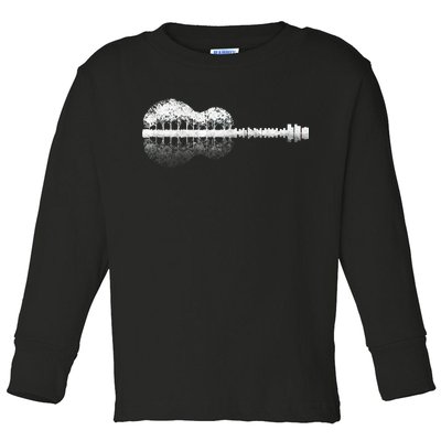 Guitar Landscape Toddler Long Sleeve Shirt