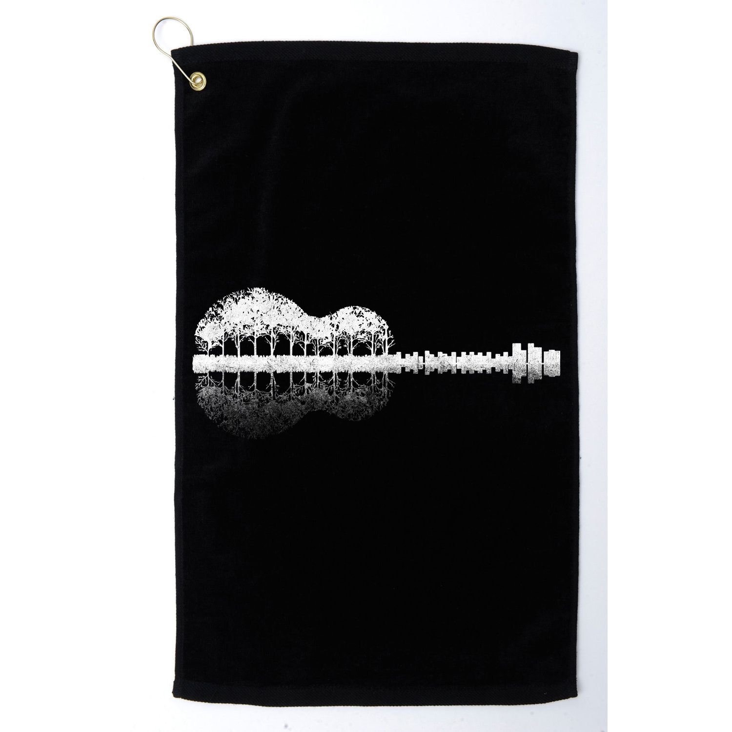Guitar Landscape Golf Towel