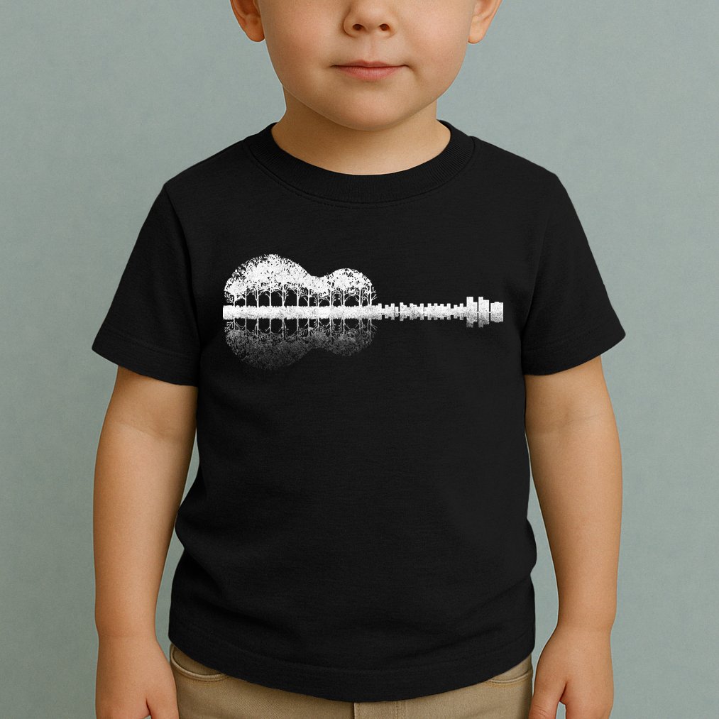 Guitar Landscape Toddler T-Shirt