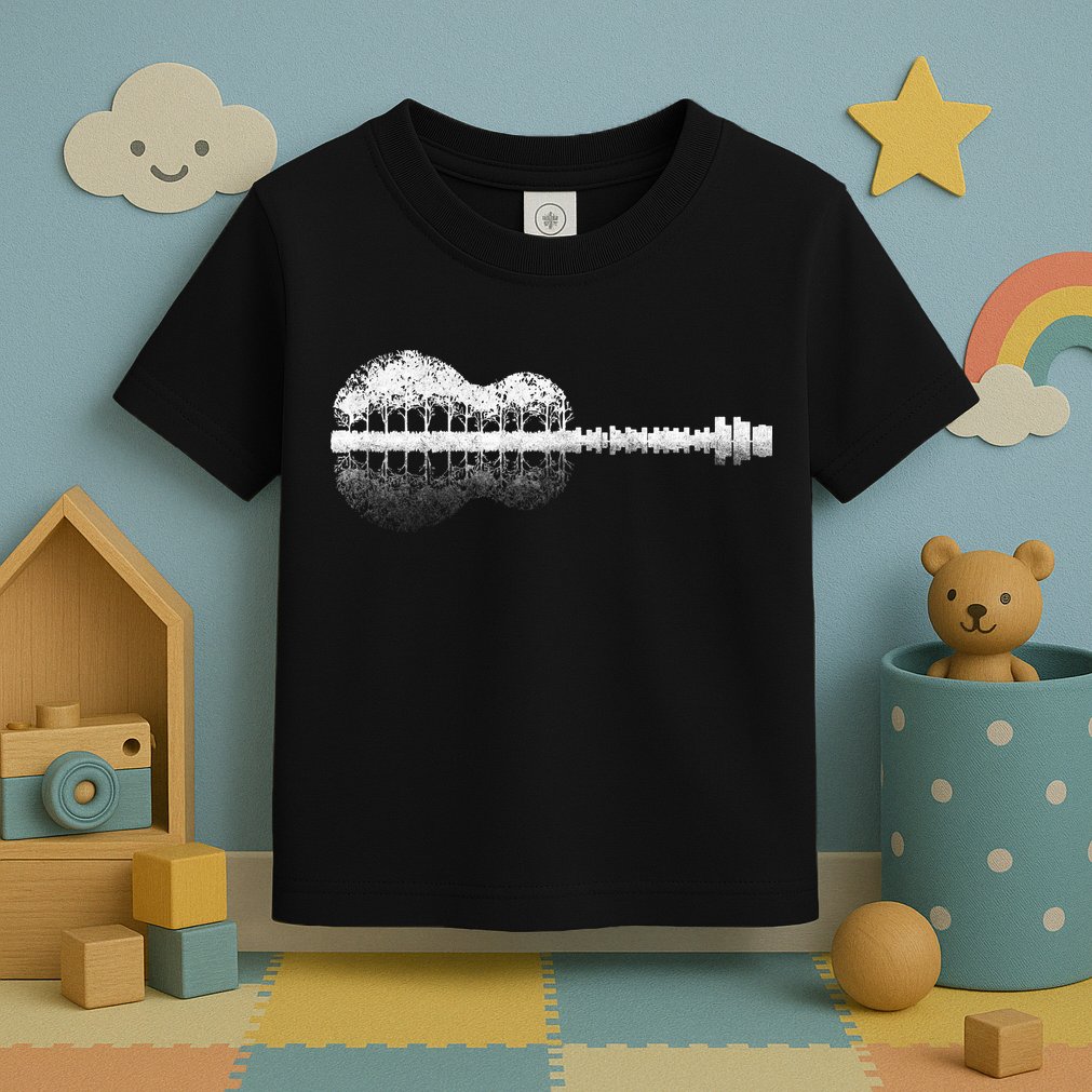Guitar Landscape Toddler T-Shirt