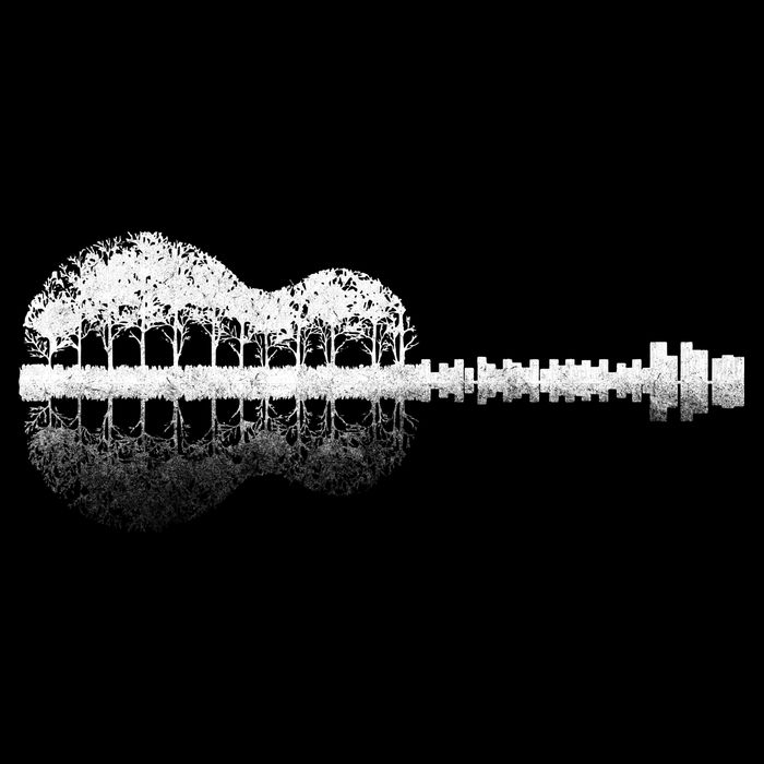 Guitar Landscape Toddler T-Shirt