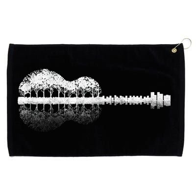 Guitar Landscape Grommeted Golf Towel