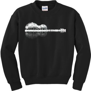 Guitar Landscape Kids Sweatshirt