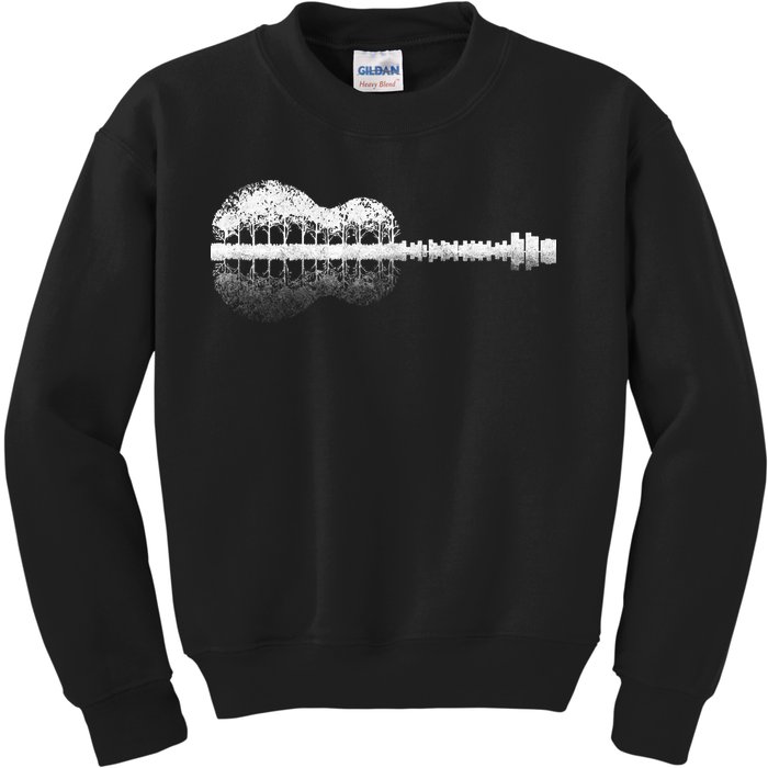 Guitar Landscape Kids Sweatshirt