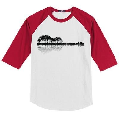 Guitar Landscape Kids Colorblock Raglan Jersey