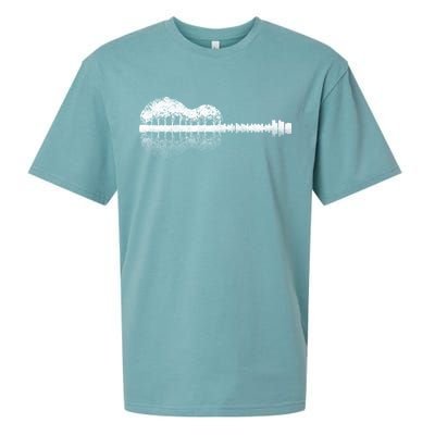 Guitar Landscape Sueded Cloud Jersey T-Shirt