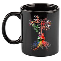 Guitar Roots Tree Of Life 11oz C Handle Ceramic Mug