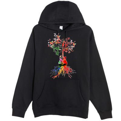 Guitar Roots Tree Of Life Premium Pullover Hoodie
