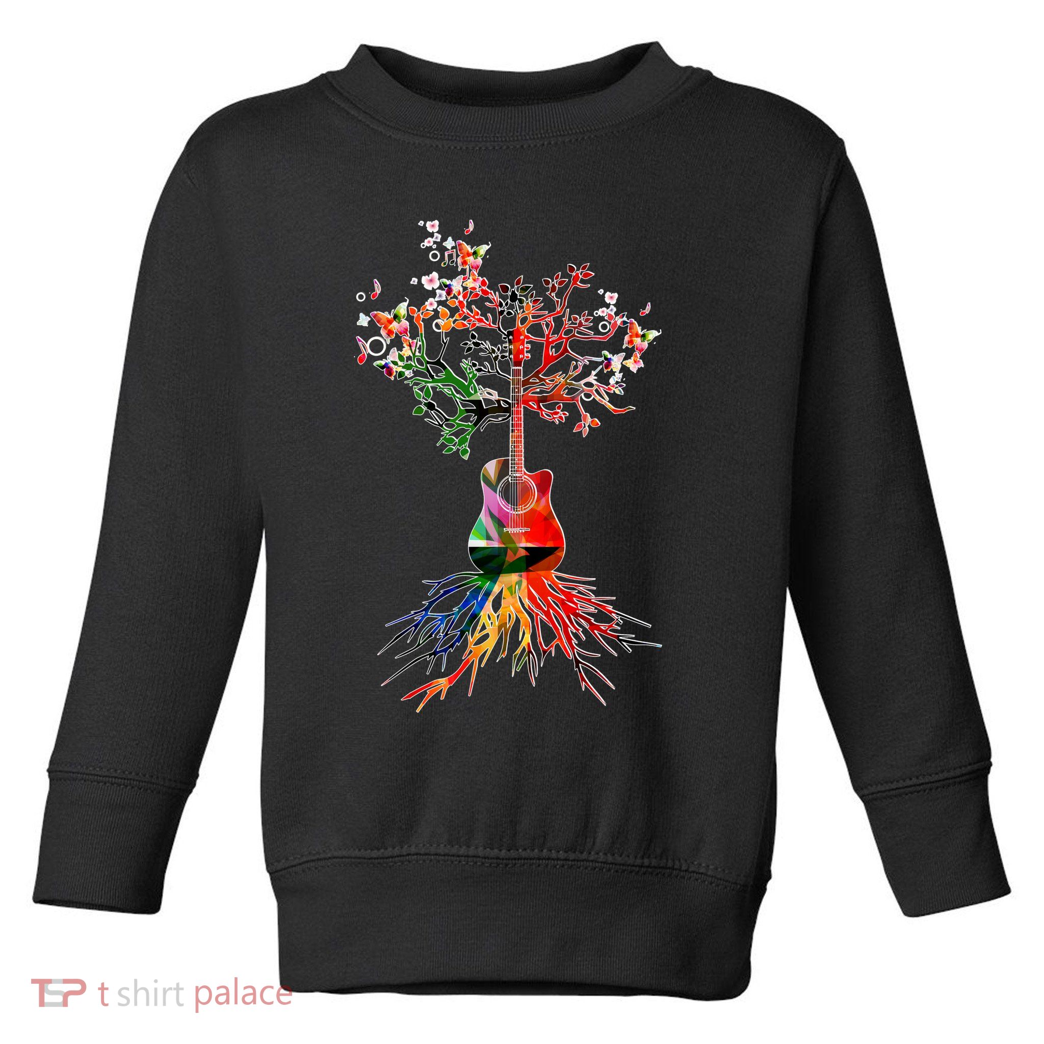 Guitar Roots Tree Of Life Toddler Sweatshirt