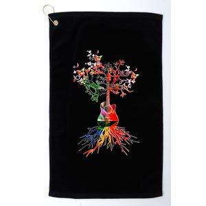 Guitar Roots Tree Of Life Platinum Collection Golf Towel