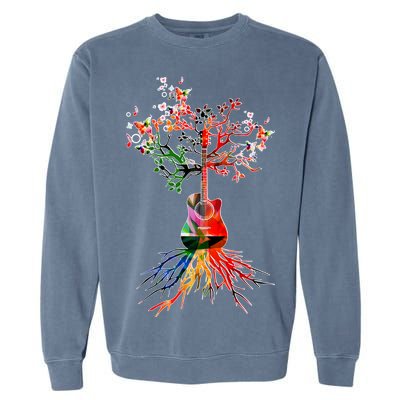 Guitar Roots Tree Of Life Garment-Dyed Sweatshirt