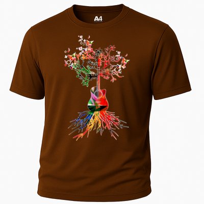 Guitar Roots Tree Of Life Performance Shirt