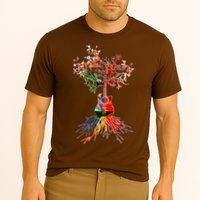 Guitar Roots Tree Of Life Cooling Performance Crew T-Shirt