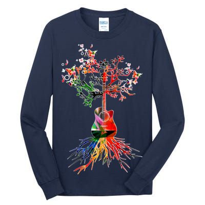 Guitar Roots Tree Of Life Tall Long Sleeve T-Shirt