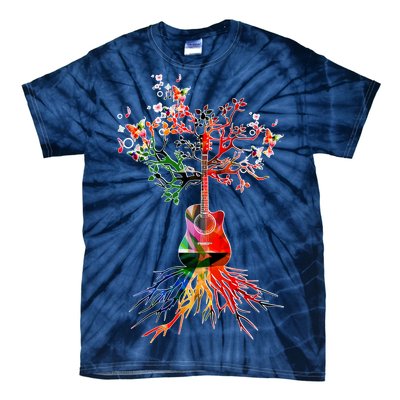 Guitar Roots Tree Of Life Tie-Dye T-Shirt