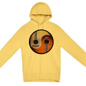 Guitar Yin And Yang Premium Pullover Hoodie