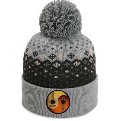 Guitar Yin And Yang The Baniff Cuffed Pom Beanie