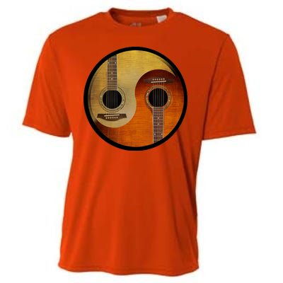 Guitar Yin And Yang Cooling Performance Crew T-Shirt