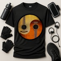 Guitar Yin And Yang Cooling Performance Crew T-Shirt