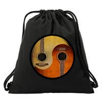 Guitar Yin And Yang Drawstring Bag