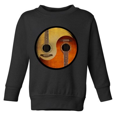 Guitar Yin And Yang Toddler Sweatshirt