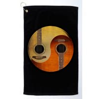 Guitar Yin And Yang Golf Towel