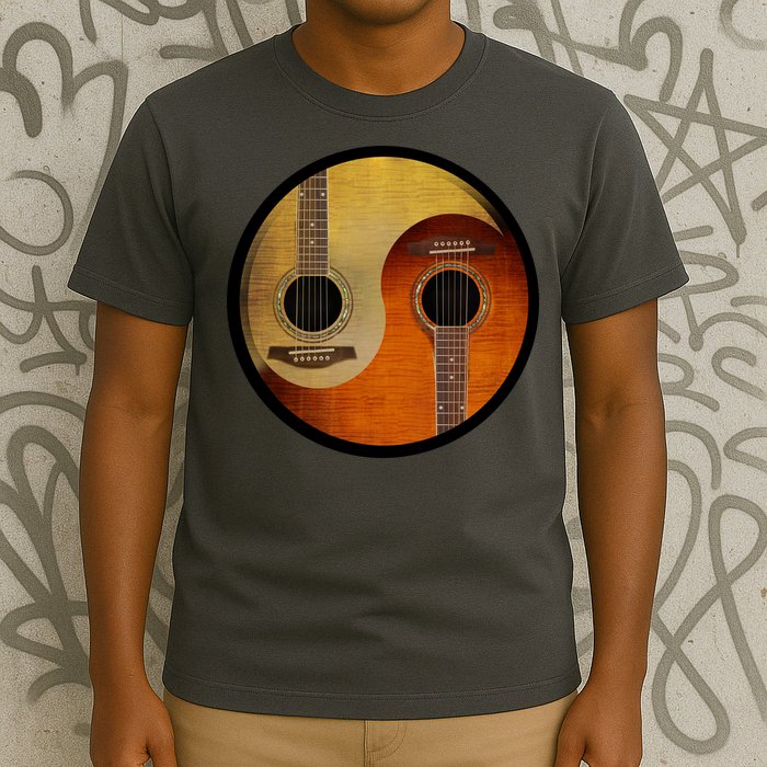 Guitar Yin And Yang T-Shirt
