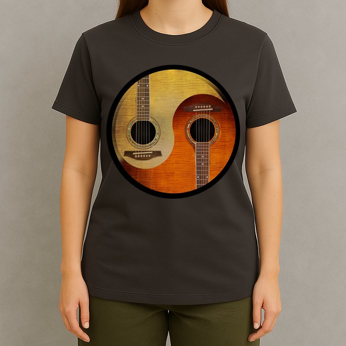 Guitar Yin And Yang T-Shirt