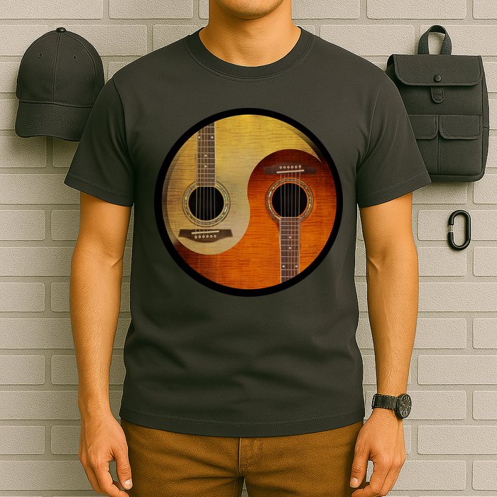 Guitar Yin And Yang T-Shirt