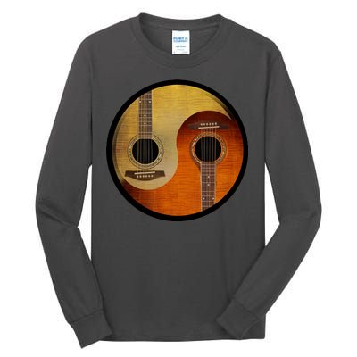 Guitar Yin And Yang Tall Long Sleeve T-Shirt