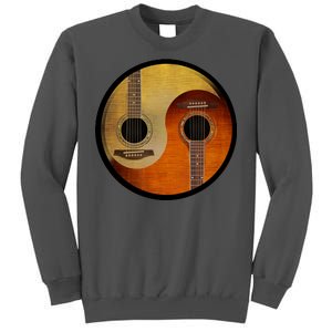 Guitar Yin And Yang Tall Sweatshirt