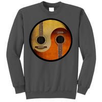 Guitar Yin And Yang Tall Sweatshirt