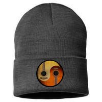 Guitar Yin And Yang Sustainable Knit Beanie