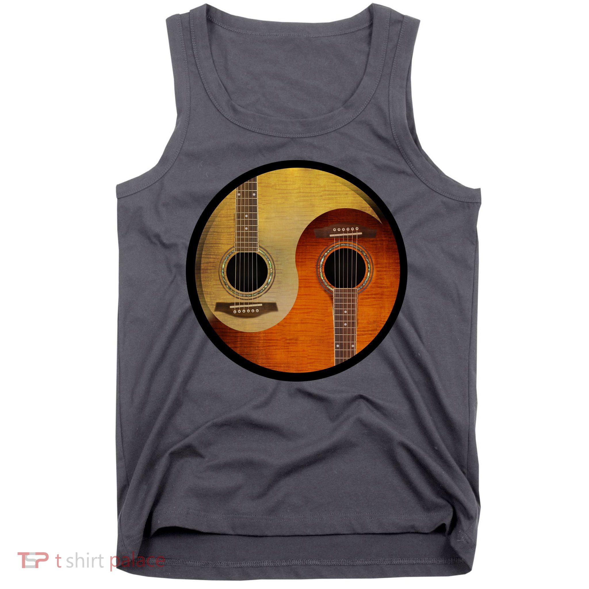 Guitar Yin And Yang Tank Top
