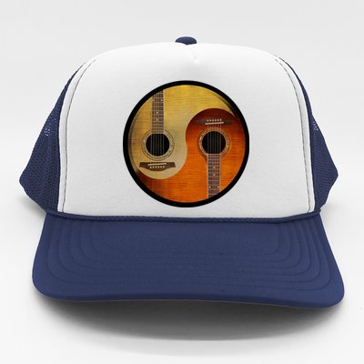 Guitar Yin And Yang Trucker Hat