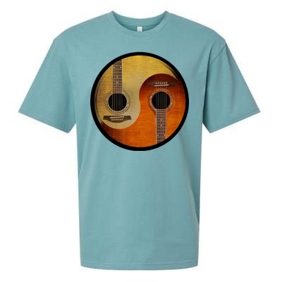 Guitar Yin And Yang Sueded Cloud Jersey T-Shirt