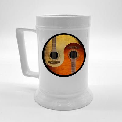 Guitar Yin And Yang Beer Stein