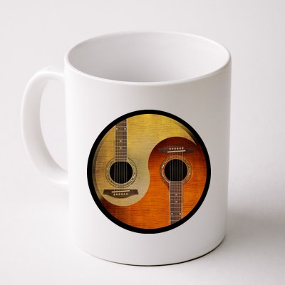 Guitar Yin And Yang Coffee Mug