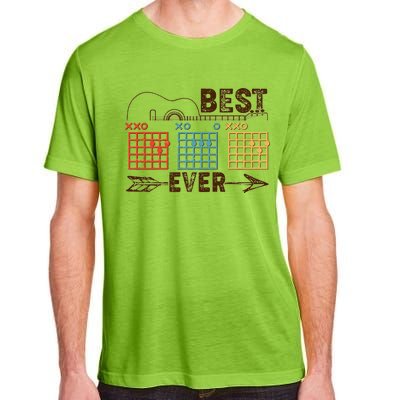 Guitarist Chords Best Dad Ever Adult ChromaSoft Performance T-Shirt