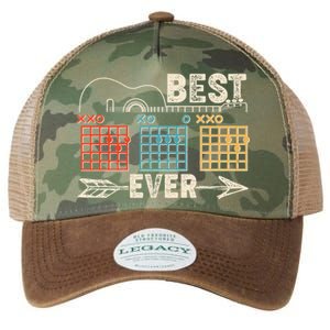 Guitarist Chords Best Dad Ever Legacy Tie Dye Trucker Hat