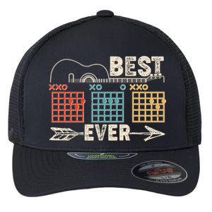 Guitarist Chords Best Dad Ever Flexfit Unipanel Trucker Cap