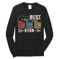 Guitarist Chords Best Dad Ever Long Sleeve Shirt