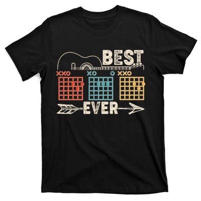 Guitarist Chords Best Dad Ever T-Shirt