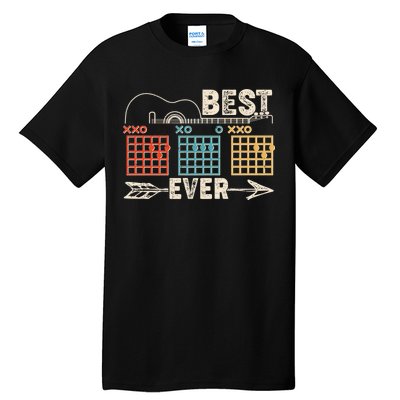 Guitarist Chords Best Dad Ever Tall T-Shirt